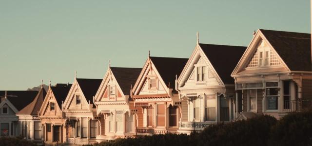 Row of townhomes